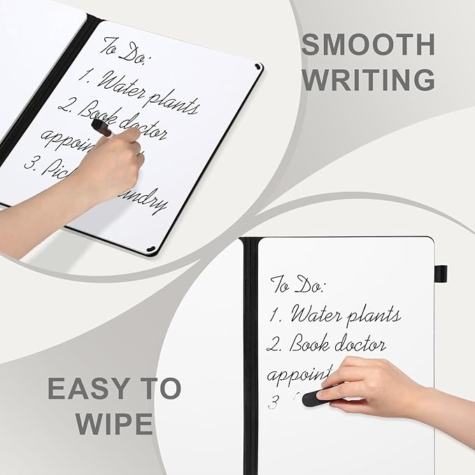 AGM Portable White Board Dry Erase Notebook, Small Travel Dry Erase Board - Image 3