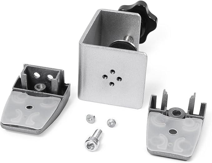 Heavy Duty Sneeze Guard Clamp For 0.1" to 1" Thick Panel, Desk Partition - Image 4