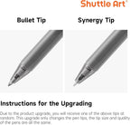 Shuttle Art Black Gel Pens, Ink Glide Series 90 Pack Retractable 0.5mm Fine - Image 9