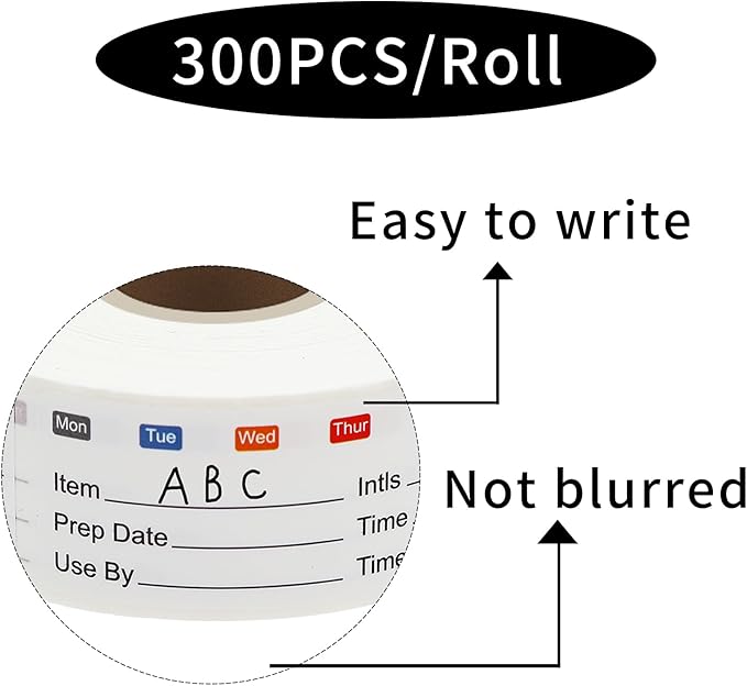 STARLIBOO Removable Freezer Labels, 1x3 Inch Food Labels - Image 3