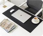 SUJAYU Dual Sided PU Leather Desk Pad, Mouse Pad, Office Desk Mat, Non-Slip - Image 7