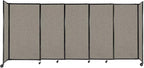 Versare Straightwall Sliding Portable Wall Partition | Freestanding Office by VERSARE
