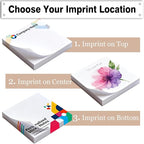 Personalized Sticky Notes Bulk 3-500 Pack – 3"x3" Custom Notepads Promotional - Image 3