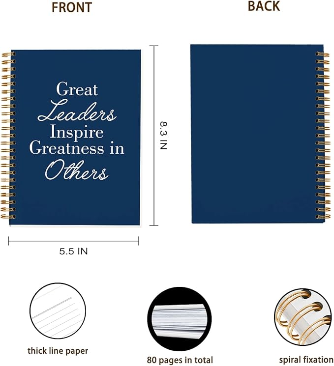 OXW Navy Blue Meeting Notebooks - Image 4