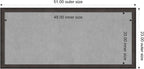 Amanti Art Black Framed Magnetic Board 23x51 Oversize Vision Board - Image 3