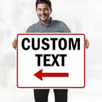 Custom Arrow, Custom Directional Sign, Left Arrow, 24x30 Inches, Rust Free .063 - Image 2