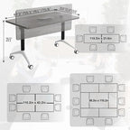 Conference Table, 55.1''Folding Conference Room Table - Image 2