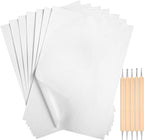 Outus 100 Sheets White Carbon Graphite Transfer Paper 11.7 x 8.3 Inch Tracing by Outus