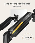 ErGear Dual Monitor Stand up to 33 inches Screen, Load-Bearing Max 22 lbs Each - Image 3