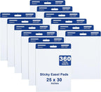 Comix Sticky Easel Pad, 25 x 30 Inches Flip Chart Paper by Comix