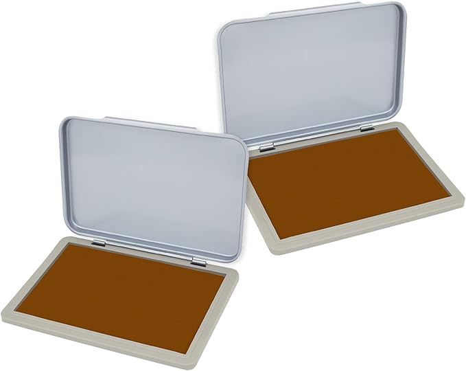 2 Pack Metal Case Stamp Pad Medium Size by ZIGEL