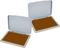 2 Pack Metal Case Stamp Pad Medium Size by ZIGEL