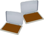 2 Pack Metal Case Stamp Pad Medium Size by ZIGEL