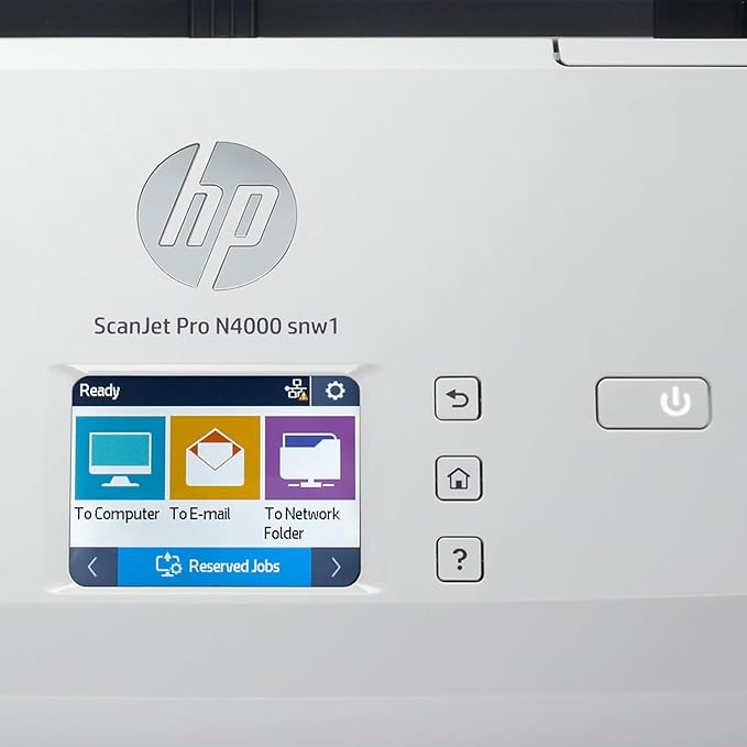 HP ScanJet Pro N4000 snw1 40ppm Wi-Fi/USB Color Duplex Scanner - Image 8