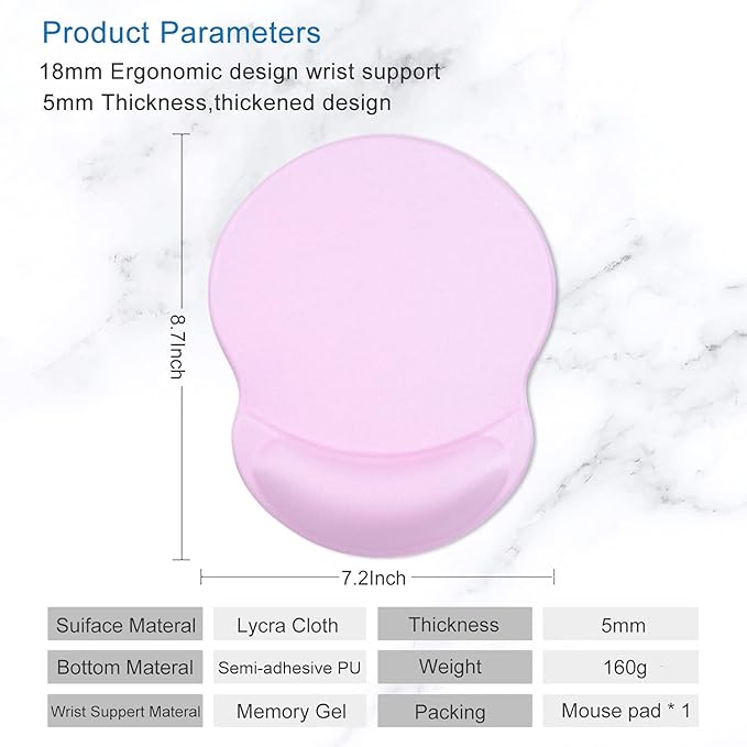 ITNRSIIET Ergonomic Mouse Pad - Image 5