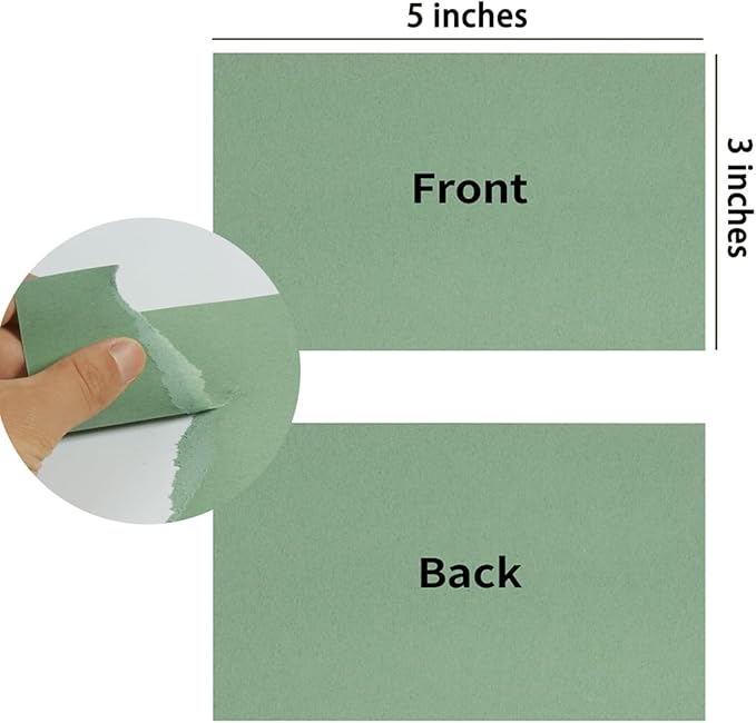 50 Sheets Blank Cardstock Paper 250 GSM Thick Heavy Cards Stock - Image 2