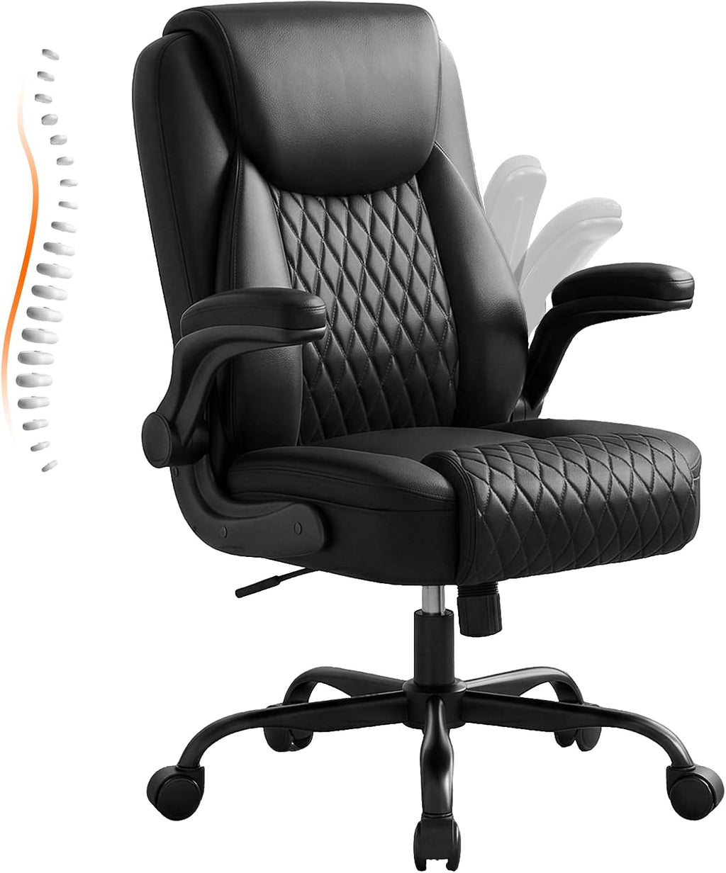 gtplayer pu leather office chair, home desk chair, main product view