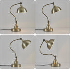 dimmable touch control antique brass desk lamp with, package contents