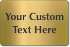 SmartSign Custom Brass Sign - Image 6