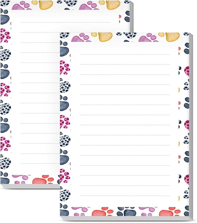 SXboxing Sticky Notes 4X6 Inches, 2 Pack Large Cute Self-Stick Pads, Bright by SXboxing