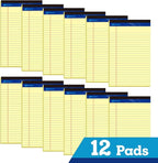 WritePads Legal note pads 5"x8" Legal Pads, College Ruled, Canary Paper - Image 2