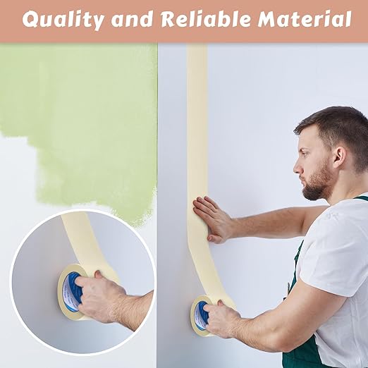 Fainne Masking Tape Bulk General Purpose Masking Painting Tape 55 Yards - Image 4
