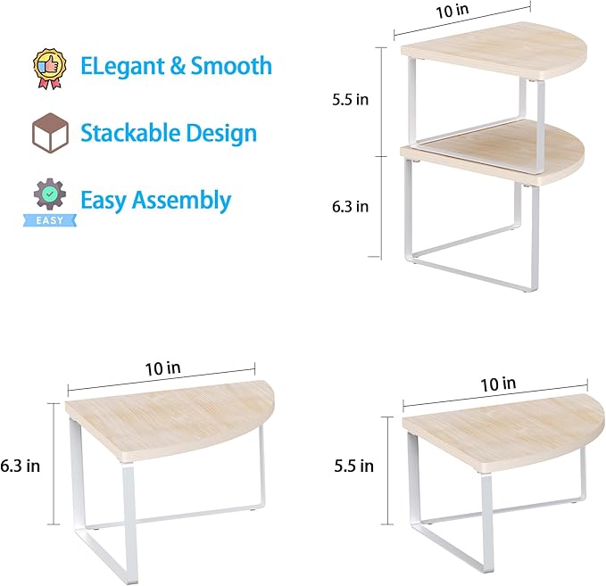 Corner Shelf Countertop Organizer - Image 3