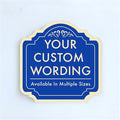Custom Decorative Outdoor Metal Signs by SpeedyOrders