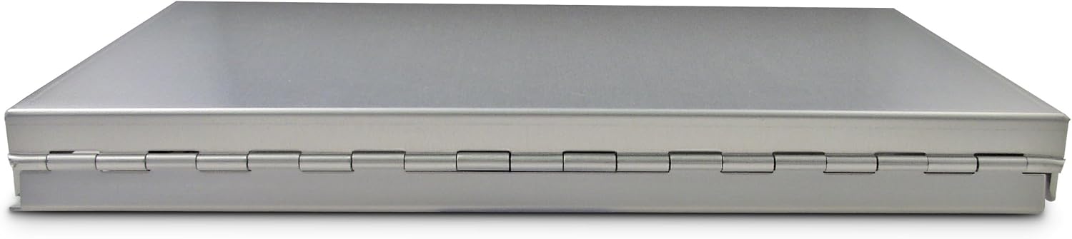 Saunders Recycled Aluminum Snapak Form Holder, Memo Size, Fits Paper Size up to 6 x 10 inches (10507) | Stops carbon-copy bleed-through, side pocket holds 30+ forms, weather-resistant snap closure, recycled aluminum, USA-made