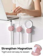 Magnetic Cable Clips, Adjustable Cord Holder Management, Adhesive Wire Keeper - Image 2