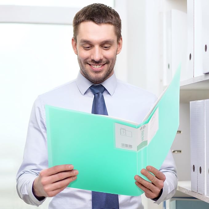Phyxin Portfolio Binder, 20-Pocket Portfolio Folder 8.5" x 11", Displaying 40 - Image 8