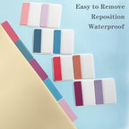 ELII 500 PCS Sticky Index Tabs 2 Inch Colorful Sticky Tabs - Image 8