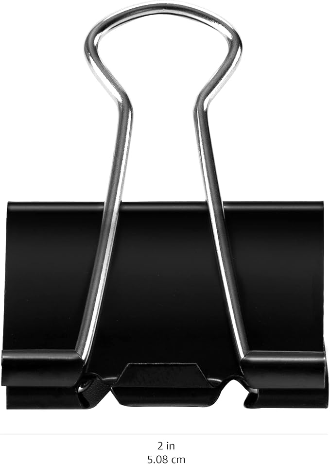 Amazon Basics Sturdy Binder Clips - Image 6