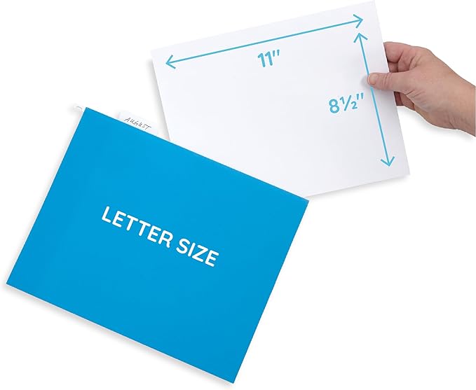 Blue Summit Supplies Hanging File Folders, 25 Reinforced Hang Folders, Designed - Image 4