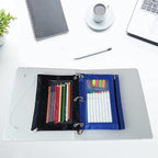 YoeeJob Pencil Pouch for 3 Ring Binder，Zipper Pencil Pouches Bulk，Pencil Case - Image 3