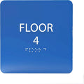 Royal ADA Floor 4 Sign with Braille – Made from Durable Acrylic and Ready to by ADACentralSigns