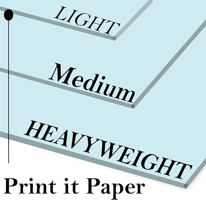 Print It - Vellum Bristol Colored Cardstock Cover Paper, 67 Lb, 8.5" X 11” - Image 2