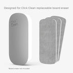 CLICK CLEAN 3-Pack Replaceable Felt Pads, Magnetic Whiteboard Eraser Felt Pads - Image 6