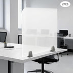 Desk Divider, Privacy Desk Screen, Frosted Acrylic Partitions - Image 7