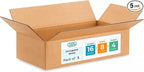 IDL Packaging - B-1684-5 Small Corrugated Shipping Boxes 16"L x 8”W x 4"H - by IDLPackaging