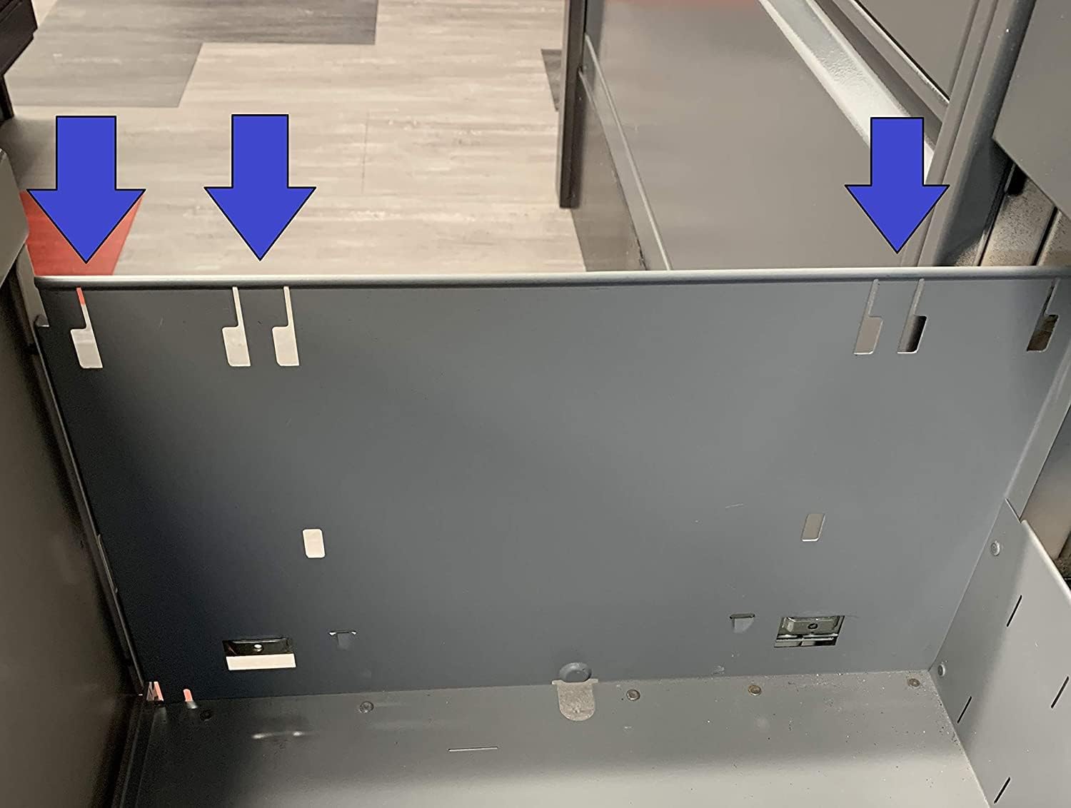 HON Lateral File Bars for 36" Wide Cabinet, 2 Per Set