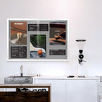 SWANCROWN Glass Enclosed Bulletin Board 48"x32", Locking Message Board - Image 7