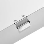 Amazon Basics Aluminum Storage Clipboard, Two-Tier, Standard Clip, 14" x 9", Silver (Pack of 2)