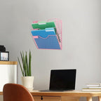 EASEPRES Mail Organizer Wall Mount Hanging File Holder Storage, Metal Chicken - Image 5