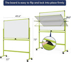 Large Dry-Erase Rolling Magnetic Whiteboard - Image 2