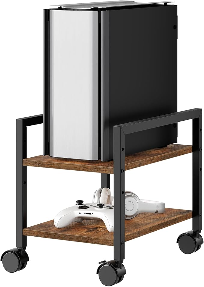 HOOBRO PC Stand, 2-Tier PC Tower Stand Fits Most Computer Towers, CPU Holder - Image 9