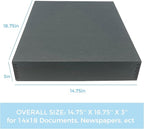 Lineco Museum Archival Storage Box, 14.75x18.75x3 in. Drop Front Design. - Image 2