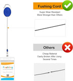 Fushing 20Pcs Retractable ID Badge Holders ID Badge Reels - Image 4