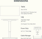 FLEXISPOT EN2 Whole-Piece Standing Desk - Image 7