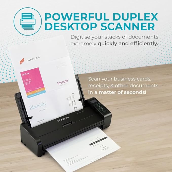 IRIScan Pro Document Scanner duplex-v5PRO 20PPM/40IPM: Desktop Scanner - Image 2